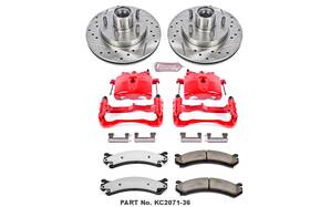 Kc2071-36 Powerstop Kc2071 36 Z36 1 Click Kit W Caliper