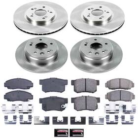 Powerstop Koe2295 Oe Stock Replacement Low-dust Ceramic Brake Pad And Rotor Kit
