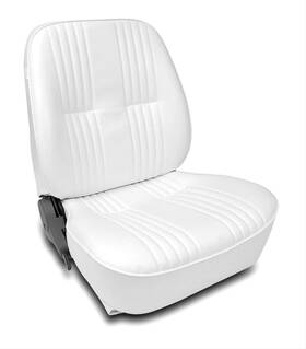 80-1400-53l Procar Scat Seat Lowback Series 1400 Reclining Driver Side Vinyl White Each