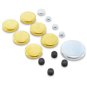66553 Proform For Brass Freeze Plug Kit Ford 289/302/351w Engines All Sizes Needed