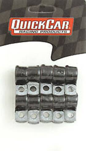 66-860 Quickcar Line Clamp - Adel 1 In Id Rubber Lining Aluminum Set Of 10