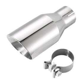 Agy-etai-02 Qyfnb 304 Stainless Steel Car Exhaust Tip 2.5 Inch Inlet 3.5 Outlet X3.5 X7.5