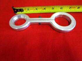 187450 Race City Machine Aluminum Fire Bottle Mounting Bracket For 1-1/4 Inch Neck Bottles 1-3/4 Bar Nascar
