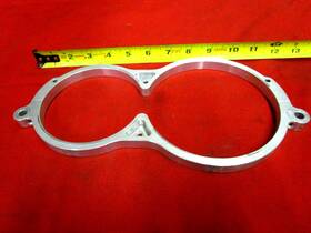 687450 Race City Machine Aluminum Fire Bottle Mounting Bracket 4-1/4 Inch X 5-1/4 Diameter Bottles Nascar