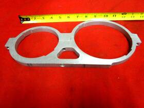 887450 Race City Machine Aluminum Fire Bottle Mounting Bracket 4 Inch X 5-1/4 Diameter Bottles Nascar