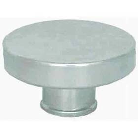 R6050 Rpc Polished Aluminum Push-in Oil Cap - Plain With 1 Neck