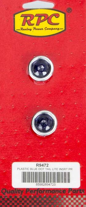 R9472 Rpc Racing Products Company Blue Dot Taillight Insert Each