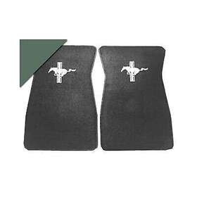Scott Drake 842110106810 Acc-fm-emb-ig Embroidered Carpet Floor Mats Ivy Gold