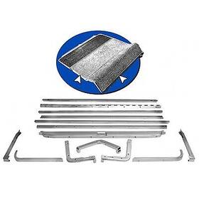 C5zz-63130a18-k Scott Drake 65-68 Fastback Rear Seat Molding