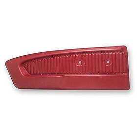 C5zz65239423drp Scott Drake 1966 Deluxe Door Panels Dark Red