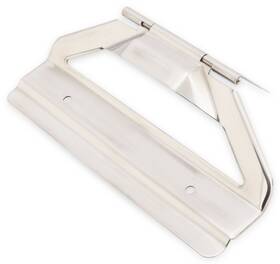 C6tz-13585-s Scott Drake License Plate Frame Polished Stainless Steel