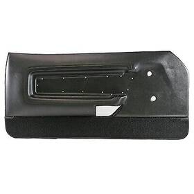 D1zz65239423bkd Scott Drake 71-73 Deluxe Door Panels Black