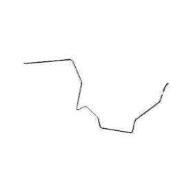 Mlg005 Scott Drake Tank To Pump Fuel Line 3/8 Inch Steel