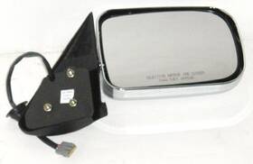330-321r Sherman Parts - Rh Door Mirror Power Non-heated Chrome Folding