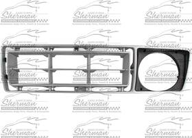 574-99-5 Sherman Parts Lh Grille 2 Pc Arg/blk Ford P/u 76-77