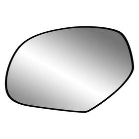 902-320gl Sherman Parts - Driver Side Manual Mirror Glass Foldaway