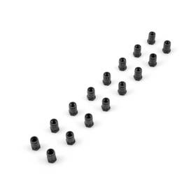 Speedmaster Pce255.1005 7/16 Poly Sure Lock Rocker Arm Nut Set Suits Stainless R
