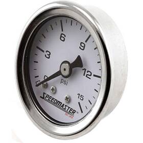 Pce357.1001 Speedmaster 1-1/2 0-15psi Fuel Pressure Gauge Non Liquid