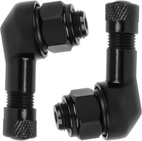 Tv25al-8.3 St Shengtuo St00051 Black Aluminum 90 Degree Cnc Motorcycle Tire Valve Stems 2pcs