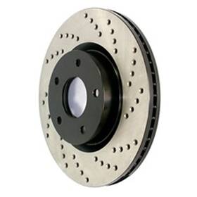 128-58007l Stoptech Cross Drilled Rotor 2011-2015 Dodge Jeep Durango Grand Chero