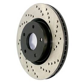 128-58007r Stoptech Cross Drilled Rotor 2011-2015 Dodge Jeep Durango Grand Chero