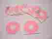Tb-orange Tds 20 New Nascar Flourescent Orange Rear Window Track Bar Jack Bolt Hole Stickers