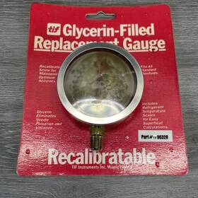 Tif9632r Tif Instruments 63mm Glycerin High Side Gauge- Fits Standard Manifolds