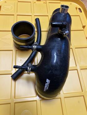 Ts-su-463bk Torque Solution Turbo Inlet Hose Black 02-07 Subaru Wrx / 04-18 Sti 05-09 Lgt