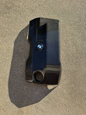 023741tms04 Turner Motorsport Bmw F2x F3x N55 Carbon Fiber Engine Cover Motorsports