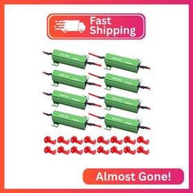 Twidec Rx24-50w6-2x Twidec/8pcs 50w 6ohm Led Load Resistors For Fix Hyper Flash Turn Signal Ligh