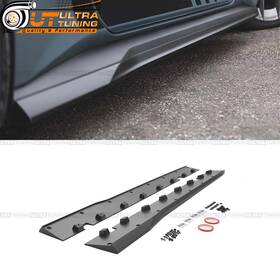 Ut-24mustang-sk2-mb Ultratuning For 2024-2025 Ford Mustang Matte Carbon Fiber Look Side Skirts