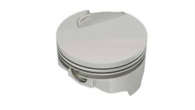Ic874.030 United Engine Machine Icon Forged Piston - Ford 351c Rod 6.200 Flat To