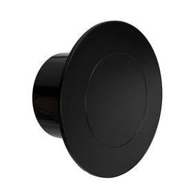 10360 United Pacific Axle Cover Kit Rear Flat Aero Matte Black Fits 22.5 Inch