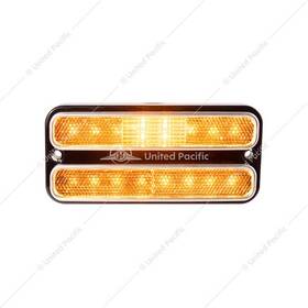United Pacific 111143 Side Marker Light 18 Amber Led Clear Lens With