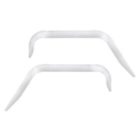 29148 United Pacific Side Window Deflector Pair 430 Stainles For Freightliner