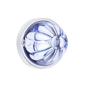 United Pacific 35033 Marker Light 4 Blue Led Clear Lens Stainless Steel Beze
