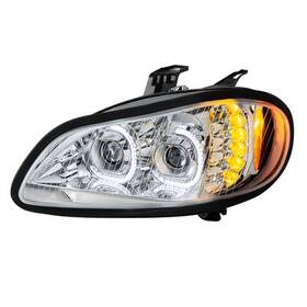 35729 United Pacific Headlight Assembly Driver Side Chrome For Freightliner