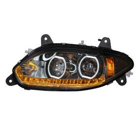 35735 United Pacific Headlight L/h Black 17 Led For 2018 2023