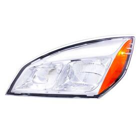 35737 United Pacific Headlight Assembly Driver Side Chrome For Freightliner