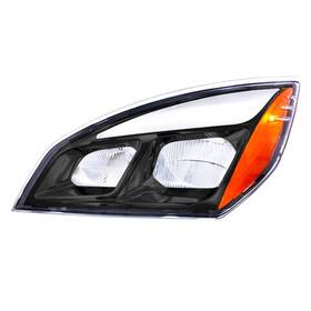 United Pacific 35739 Headlight Black Led Driver Side Low/hi For Freightliner