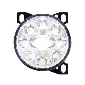 35855 United Pacific Projector Fog Light Chrome With Led Position Lights &