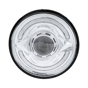 United Pacific 35887 Ultralit Led 5 3/4 Inch Round Low Beam Headlight With 60 Am