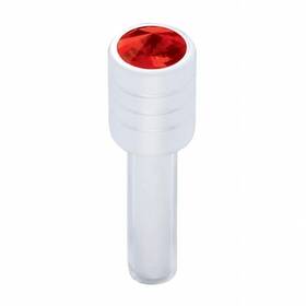 United Pacific 40205 Door Lock Knob Chrome With 7/16 Inch Red Diamond