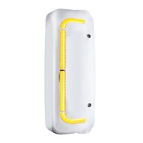 42231 United Pacific Door Mirror Cover 48 Led Chrome Plastic With
