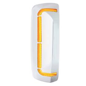 42233 United Pacific Door Mirror Cover 59 Led Chrome Plastic With For Volvo