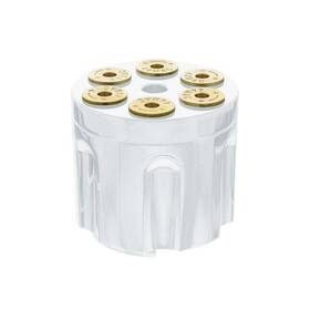 70863 United Pacific Gearshift Knob Pearl White Aluminum Screw On For