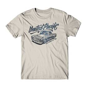 99307xl United Pacific T Shirt Calligraphy C10 Sand With