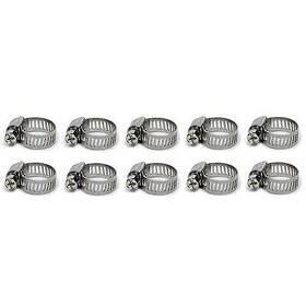 12152 Vibrant Performance S.s. Worm Gear Clamps .75in To 1.50in 10 Pack