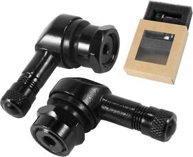 2146 Vofono 707870373899 Black 90 Degree Cnc Motorcycle Tire Valve Stems 10 Mm And 11.3