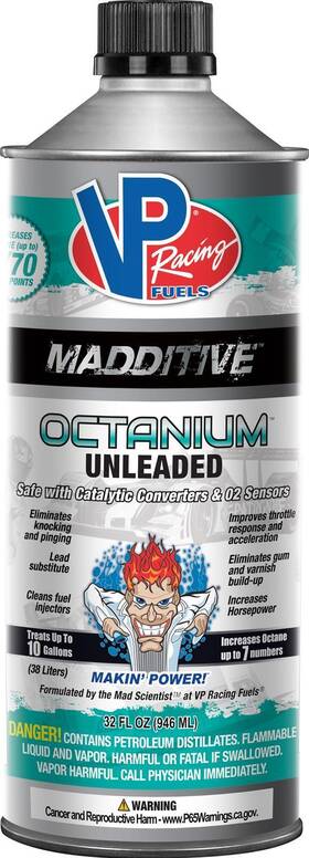 29507 Vp Racing Fuels Octanium Unleaded Octane Booster 32oz Case 8